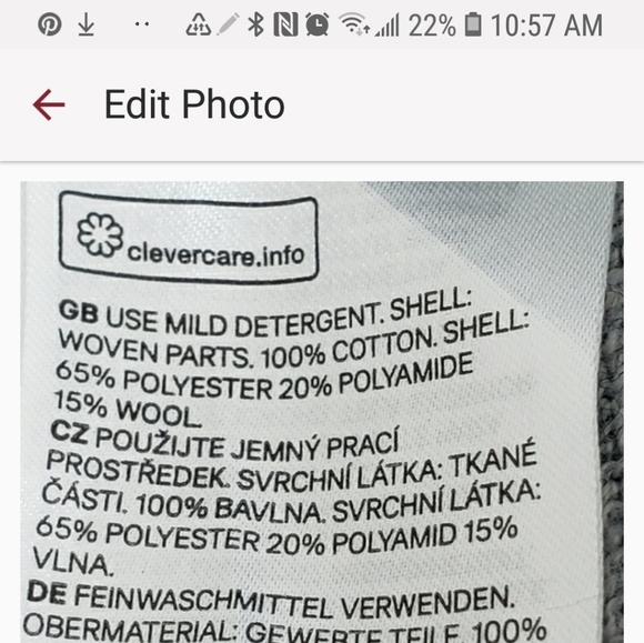 H and M Jumper with Attached Shirt Collar - Picture 5 of 5